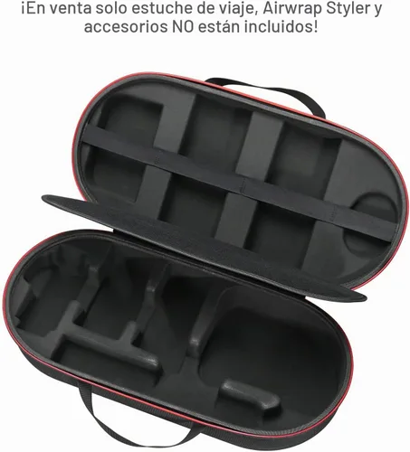 Vista 2 de RLSOCO Estuche Rígido para Dyson Airwrap Complete Long/Complete Styler HS08 HS05 HS01, NO para Dyson Airwrap i.d. - Se ajusta a 4 piezas de barriles