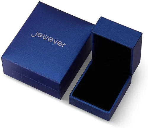 Vista 6 de Jewever Anillos de plata de ley 925 para mujeres y hombres anillo de piedra de ojo de tigre auténtico anillo de ansiedad joyería unisex ajustable