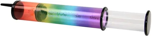 Vista 5 de Moonight Jeringas de 8.5 fl oz Inyector de enema de intestino para limpieza de colon relax e higiene anal para herramienta SM (arcoíris)
