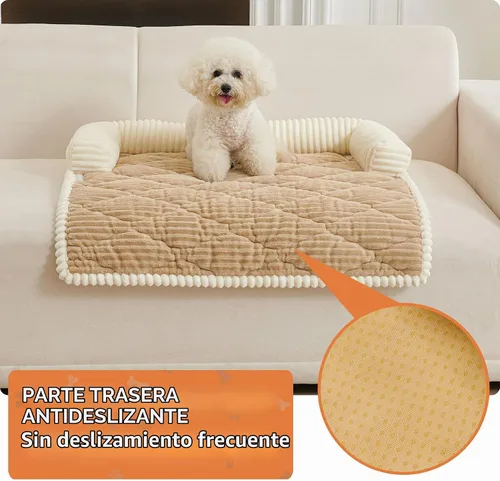 Vista 3 de HAOMAIJIA - Sofá para Perros Pequeños, Funda Antideslizante para Sofá de Mascotas Gruesa, Suave y Lavable, Protector de Sofá para Perros Todo