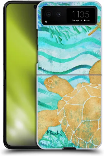 Vista 19 de Head Case Designs Officially Licensed Paul Brent Agate Mermaid Coastal Hard Back Case Compatible with Motorola Razr 40 / Razr 2023