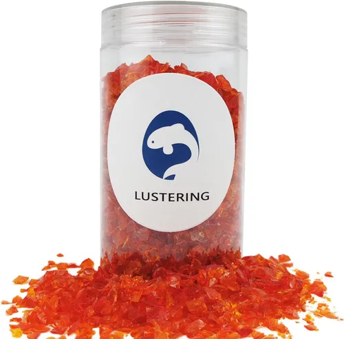 Vista 12 de LUSTERING Vidrio triturado de alto brillo con purpurina, vidrio para fuego, vidrio roto, gemas de vidrio para foso de fuego, manualidades DIY