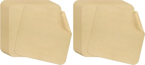 Vista 18 de WMKGG Papel pergamino rectangular para freidora de aire, 100 forros para freidora de aire