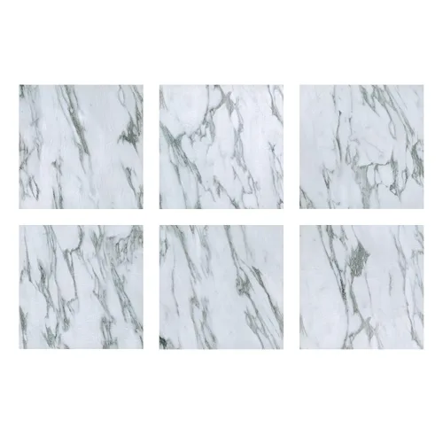 Vista 9 de FloorPops FP3329 Azulejos de Suelo Opaline Peel Stick, Blanco y Blanco Roto