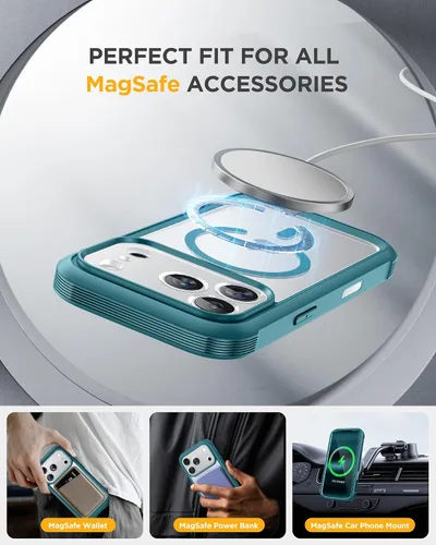 Vista 356 de Miracase Serie de vidrio para iPhone 11 de 6.1 pulgadas, funda protectora de cuerpo completo resistente mejorada con protector de pantalla de vidrio
