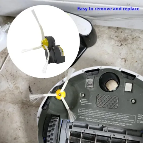 Vista 2 de Módulo de motor de cepillo lateral mejorado 2024 (módulo de motor de repuesto + cepillo lateral + destornillador) Reemplazo para iRobot Roomba 694