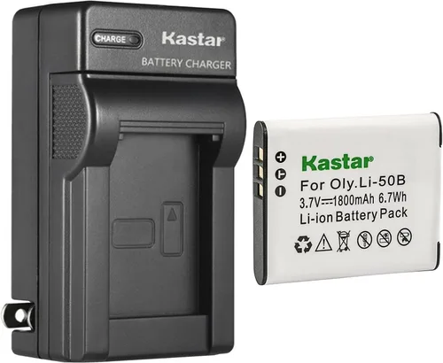 Vista 8 de Kastar Cargador de batería de pared AC para Olympus Li-50B, Stylus 9010, SZ-10, SZ-11, SZ-12, SZ-14, SZ-15, SZ-16, SZ-20, SZ-25MR, SZ-30MR, SZ-31MR