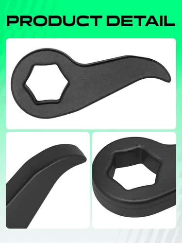 Vista 9 de YHTAUTO Kit de elevación de nivelación frontal de 1-3 pulgadas con herrajes compatible con modelos Chevy y GMC 2011-2019, Silverado Sierra 2500 HD