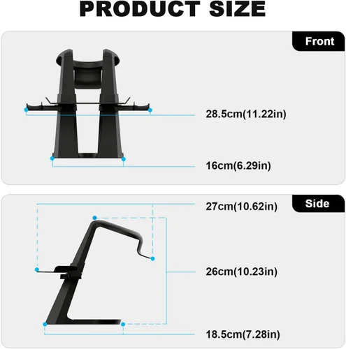 Vista 5 de AMVR Compatible with Quest 2 Stand Upgraded Heavier VR Headset Display Stand Holder and Controller Mount Station for Quest 2Quest 1RiftRift S and
