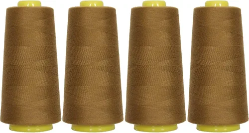 Vista 90 de Threadart Hilo Serger - Costura Poliéster - 2750 Yard Cono 40/2 - Aguamarina Polyester serger thread for overlock sewing, seams and garment