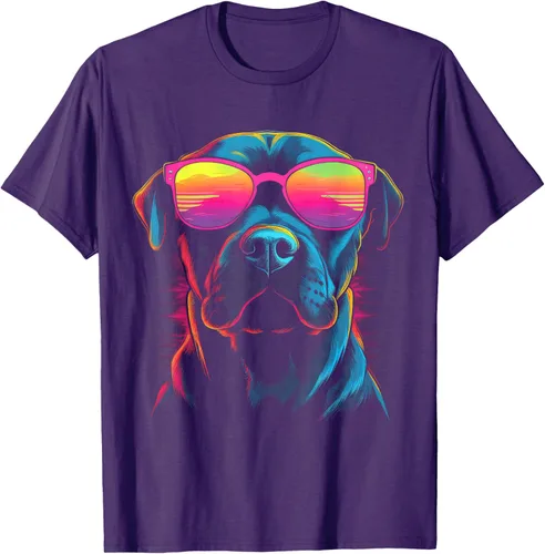Vista 55 de Pit Bull Mom Dog Lover Colorido Artistic Pitbull Owner - Camiseta para mujer, Negro