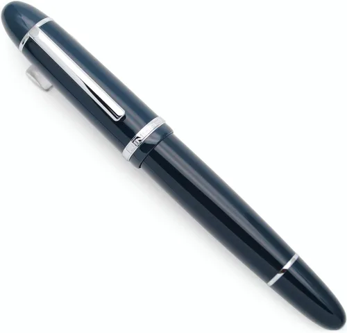 Vista 14 de Pluma estilográfica Jinhao X159 (Plumín EF 0.38mm, verde aguacate con clip dorado)