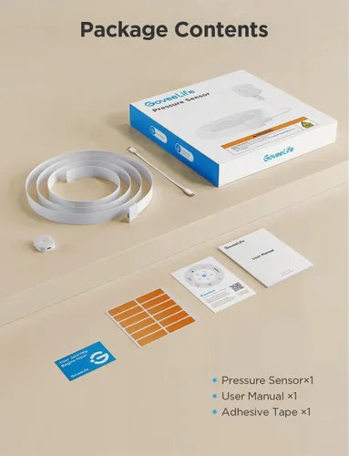 Vista 8 de GoveeLife Sensor de presión inteligente 2.0, cuenta con detección automática de presión mejorada, sensor de presión de tira larga, conexión de largo