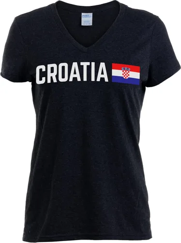 Vista 125 de Nations of the World - Camiseta con cuello en V para mujer