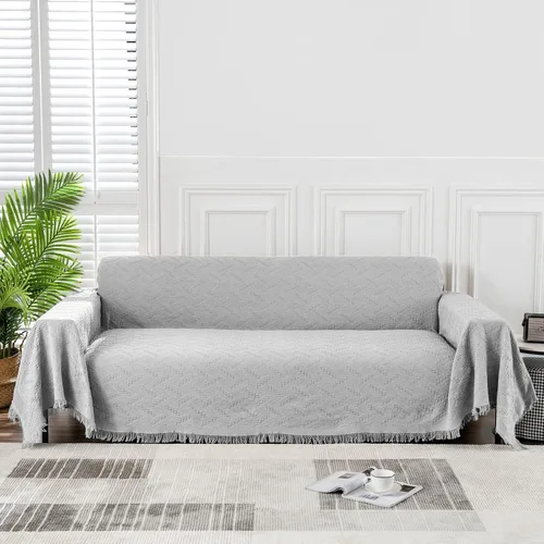 Vista 18 de MEETSKY Fundas para Sofá Cubiertas para Sofá Pequeño Fundas para Sofá para Loveseat/Silla/Futón Reclinable Protector de Sofá Lavable Decorativo