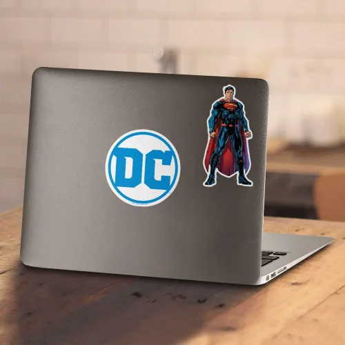 Vista 5 de Popfunk Camiseta y pegatinas con logotipo de Superman
