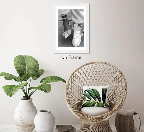 Vista 2 de Póster feminista de moda para adolescentes y niñas, impresión femenina en blanco y negro, cuadro de lienzo ecléctico para decoración de pared
