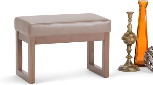Vista 4 de SIMPLIHOME Milltown - Reposapiés rectangular (26.0 in de ancho) contemporáneo