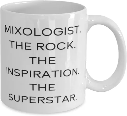 Vista 2 de Gag Mixologist - Taza mezcladora de 11 oz y 15 onzas, mezclólogo, The Rock. The Inspiration, taza brillante para compañeros de trabajo de amigos