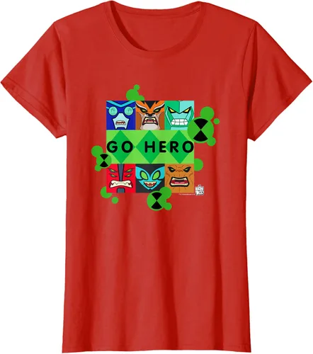 Vista 66 de Ben 10 Go Hero - Camiseta, Azul / Patchwork, S