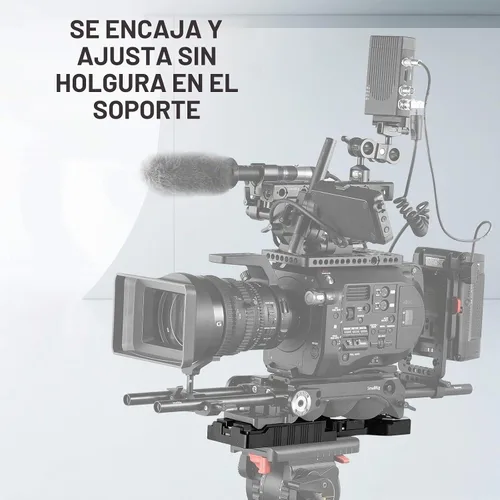 Vista 6 de SMALLRIG Placa adaptadora de trípode universal de liberación rápida para Sony VCT-14