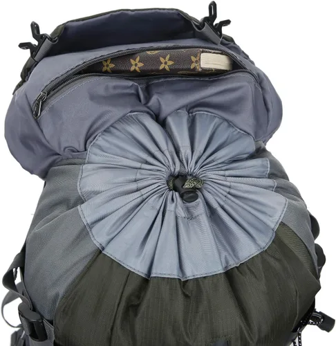 Vista 5 de WoneNice Mochila de senderismo impermeable de 50L (45+5) - Mochila deportiva al aire libre con cubierta de lluvia