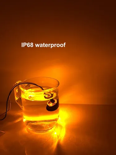 Vista 6 de Paquete de 10 luces LED de 3/4 pulgadas, color ámbar, con 3 LED, para remolque, camiones, autobuses, vehículos marinos, vehículos recreativos