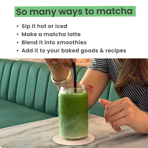 Vista 8 de PureChimp Polvo de matcha de grado ceremonial, 1.75 onzas. Té japonés puro de grado ceremonial matcha cultivado en sombra en Kagoshima. Polvo de té