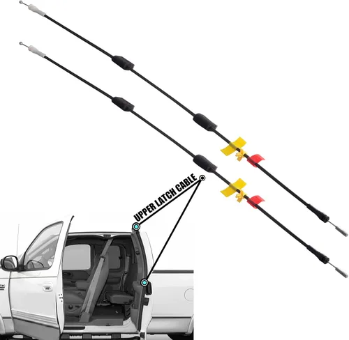 Vista 10 de Cables de pestillo inferior de la puerta trasera compatibles con Ford F150 1997-2003 Heritage F150 2004 F250 1997-1999 Kit de cables de la parte