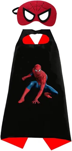Vista 5 de 4 juegos de superdisfraces de cosplay y máscaras para fiestas infantiles Holloween fiesta de cumpleaños infantiles vestido de bricolaje