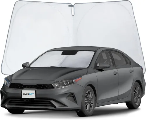 Vista 12 de Clim Art - Parasol para parabrisas de Buick Encore 2013-2023, plegable, personalizado, protector solar para vehículo, cubierta para parabrisas
