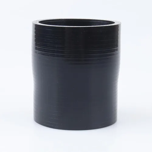 Vista 91 de AC PERFORMANCE ID de 1" a 1/2" (25mm a 13mm) Manguera de silicona recta reductora de 3 capas reforzada negra, 3" de longitud Negro