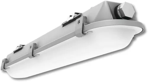 Vista 6 de Lithonia Lighting Vapor Tight LED Strip Light, Waterproof LED Lights for Garage, Workshop or Freezer, 2ft LED Strip, Adjustable