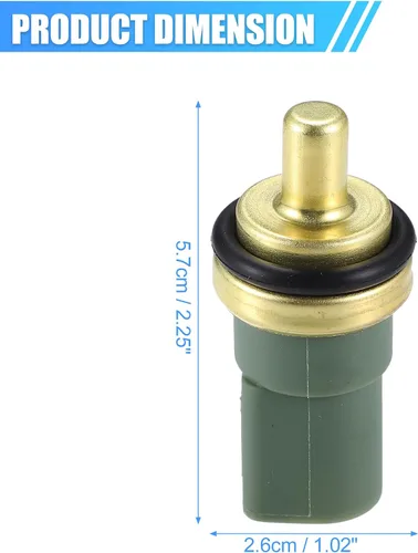 Vista 4 de uxcell Sensor de temperatura del refrigerante del motor No.059919501A para Audi A4 2000-2008 para Volkswagen Jetta 1999-2005 Sensor de temperatura