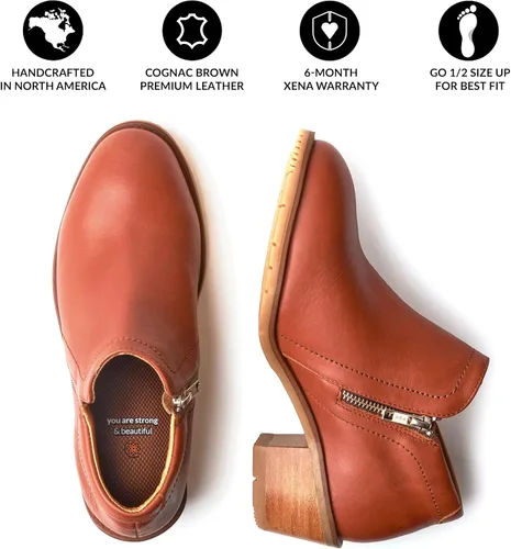 Vista 5 de XENA Gravity - Zapatos de trabajo de seguridad con punta de acero para mujer, botines de tobillo, transpirables, cómodos, antideslizantes