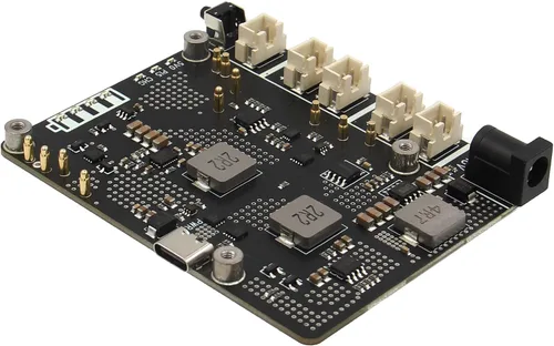 Vista 7 de Geekworm X1203 - Placa de expansión UPS de 5 V para Raspberry Pi 5, entrada ancha de 6-18 V Max 5.1V 5A Output, Power Management, Auto Power On