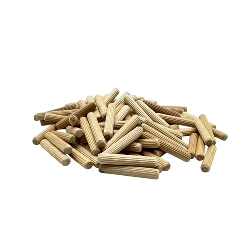 Vista 15 de 1/2" x 2" - Paquete de 100 pasadores de madera - Secados al horno, estriados y biselados (1/2" x 2", 100 unidades)