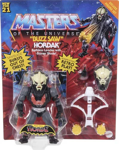 Vista 5 de Masters of The Universe Origins Buzz Saw Hordak - Figura de acción de lujo, figura de batalla de 5.5 pulgadas para contar historias y exhibición