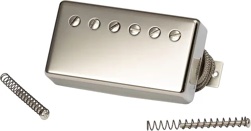 Vista 3 de Gibson T-Type Rhythm Humbucker Pickup, doble negro con cubierta de níquel