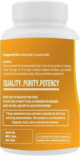 Vista 6 de Panax Ginseng Extra Fuerza 10% Ginsenósidos 1000 mg por porción 90 cápsulas vegetales Suministro para 45 días