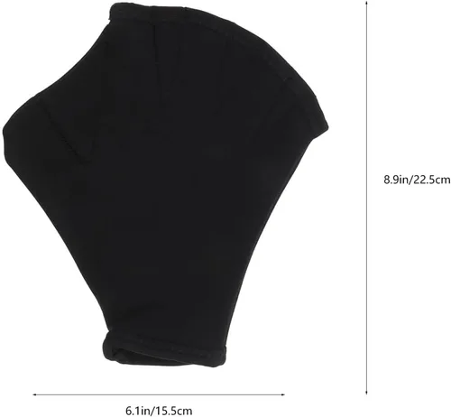 Vista 7 de BESPORTBLE Guantes de malla acuática para natación, entrenamiento acuático, resistencia al agua, ajuste acuático de entrenamiento acuático, palas