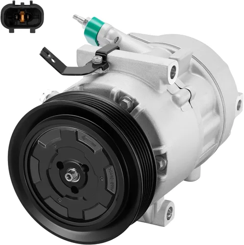 Vista 30 de BDFHYK 57197 Compresor de CA con embrague compatible con Hyundai Santa Fe 2003-2006 y XG350 2002-2005 3.5L, XG300 2001 3.0L, compatible con Kia
