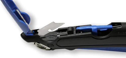 Vista 3 de Garvey 091524 cúter de seguridad con funda, color negro y azul, Negro/Azul