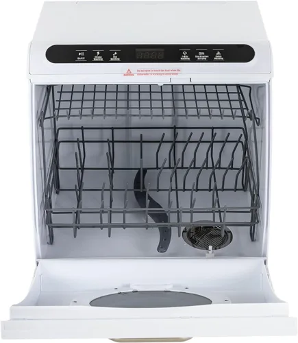 Vista 6 de Lavavajillas de encimera de 900 W con tanque de agua integrado de 7 L, 5 programas y rociador doble de 360°, lavavajillas portátil compacto