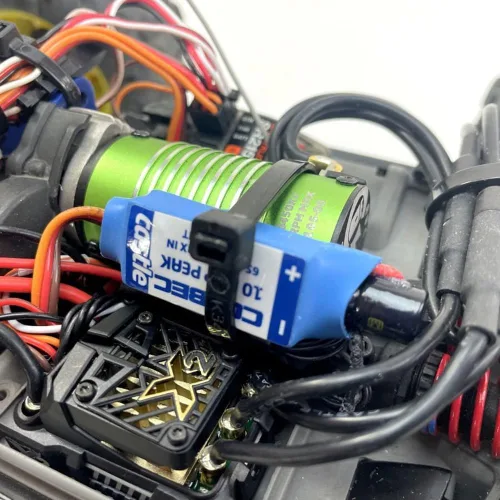 Vista 2 de Castle Creations 010-0171-07 Mamba Micro X2, 16.8V, WP ESC con motor sensor 1007-8450KV, negro