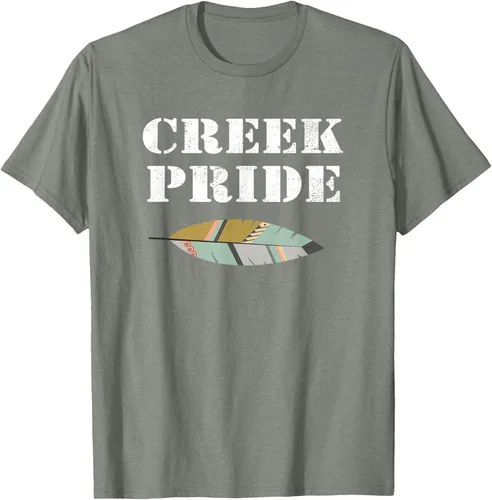 Vista 27 de Creek Native American Pride - Camiseta, Negro, S