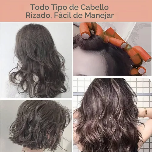 Vista 7 de Rizadores de cabello flexibles, 38 piezas de varillas de espuma suave de torsión de 9.45 pulgadas para cabello largo, rizos sin calor durante