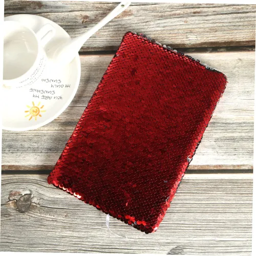 Vista 9 de Ciieeo Chic Reversible Sequin Journal Sequin Notepad Stationery Notebook Fashion Planner