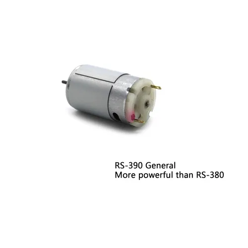 Vista 6 de CHANCS RS390 Motor eléctrico DC 6V 14000RPM 12 engranajes motor para coche de juguete accesorio de tres ruedas motocicleta cochecito con reemplazo