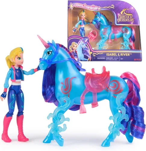Vista 10 de Unicorn Academy, Set de Poder de Amistad de Ava y Leaf con Silla de Montar y Accesorios, Muñecas y Juguetes de Unicornio, Regalos y Pequeños